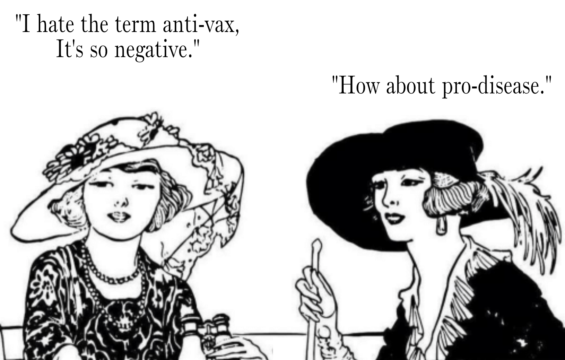 Anti-vaccination cartoon
